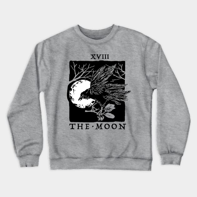 The Moon - Tarot Crewneck Sweatshirt by Wychwood